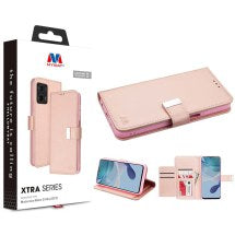 MYBAT Xtra Wallet Case for Motorola Moto G (2023) (Rose Gold)