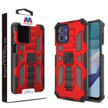 MYBAT Sturdy Hybrid Case for Motorola Moto G (2023) (Red & Black) (Closeout)