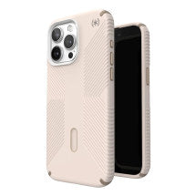 Speck Presidio Grip MagSafe Case for Apple iPhone 15 Pro Max (Bleached Bone)