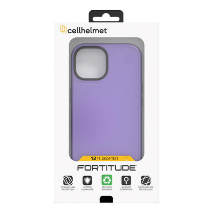 Cellhelmet Fortitude MagSafe Case for Apple iPhone 15 Plus (Midnight Lilac)