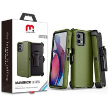 MYBAT Pro Maverick Case for Motorola Moto G Stylus 5G (2023) (Army Green & Black)