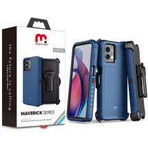 MYBAT Pro Maverick Case for Motorola Moto G Stylus 5G (2023) (Blue & Black)