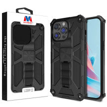 MYBAT Sturdy Hybrid Case for Apple iPhone 15 Pro (Black)