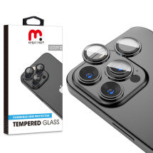 MYBAT Pro Tempered Glass Camera Lens Protector for Apple iPhone 15 Pro & 15 Pro Max (Black)