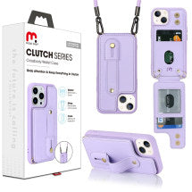 MYBAT Pro Clutch Case for Apple iPhone 13 & 14 (Purple)