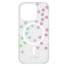 Kate Spade Hardshell MagSafe Case for Apple iPhone 15 Pro (Scattered Flowers)