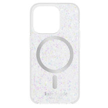 Kate Spade Hardshell MagSafe Case for Apple iPhone 15 Pro (Chunky Glitter)