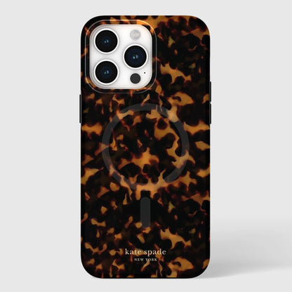 Kate Spade Hardshell MagSafe Case for Apple iPhone 15 Pro Max (Tortoise)
