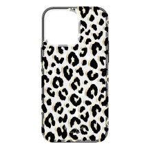 Kate Spade Hardshell MagSafe Case for Apple iPhone 15 Pro Max (City Leopard Black)