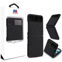 MYBAT Leather Case for Motorola RAZR 40 (Black) (Closeout)