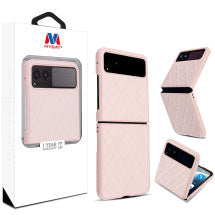 MYBAT Leather Case for Motorola RAZR 40 (Pink)