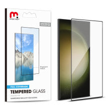 MYBAT Pro Full Coverage Tempered Glass Screen Protector for Samsung Galaxy S24 Ultra (Black Border)