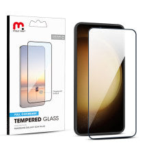 MYBAT Pro Full Coverage Tempered Glass Screen Protector for Samsung Galaxy S24+ (Black Border)