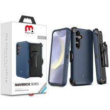 MYBAT Pro Maverick Case for Samsung Galaxy S24 (Blue & Black)