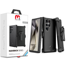 MYBAT Pro Maverick Case for Samsung Galaxy S24 Ultra (Black)