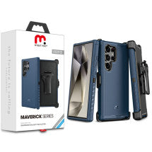 MYBAT Pro Maverick Case for Samsung Galaxy S24 Ultra (Blue & Black)