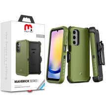 MYBAT Pro Maverick Case for Samsung Galaxy A25 (Army Green & Black)