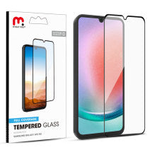 MYBAT Pro Full Coverage Tempered Glass Screen Protector for Samsung Galaxy A15 & A15 5G (Black Border)