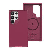 Prodigee Balance MagSafe Case for Samsung Galaxy S24 Ultra (Burgundy)