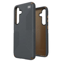 Speck Presidio2 Grip Case for Samsung Galaxy S24 (Charcoal Gray)