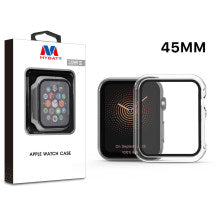 MYBAT Fusion Protector Case & Tempered Glass Screen Protector for Apple Watch 45mm (Clear) (Closeout)