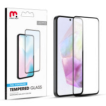 MYBAT PRO Full Coverage Tempered Glass Screen Protector for Samsung Galaxy A35 (Black Border)