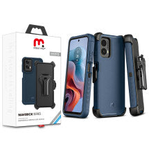 MYBAT Pro Maverick Case for Motorola Moto G (2024) (Blue & Black)