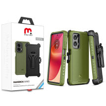 MYBAT Pro Maverick Case for Motorola Moto G Stylus 5G (2024) (Army Green & Black)