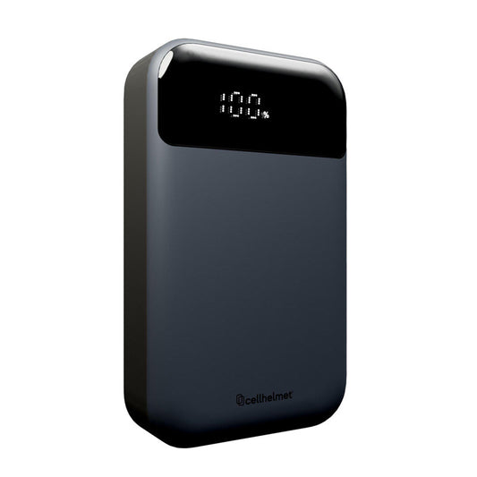 Cellhelmet 10K mAh Fast Charge Dual Port Power Bank & USB C Cable