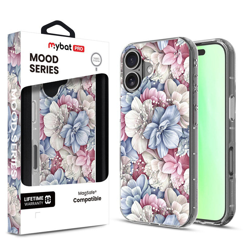 MYBAT Pro Mood MagSafe Case for Apple iPhone 17 (Floral Gems)