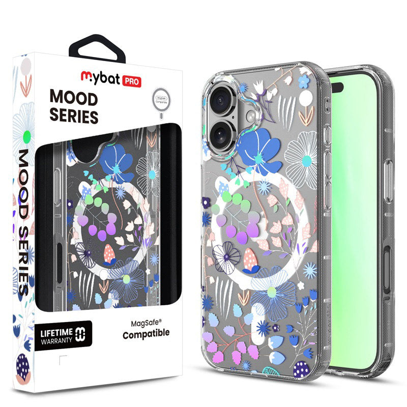 MYBAT Pro Mood MagSafe Case for Apple iPhone 17 (Wildflowers)