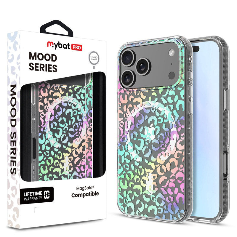 MYBAT Pro Mood MagSafe Case for Apple iPhone 17 Pro Max (Holographic Leopard)