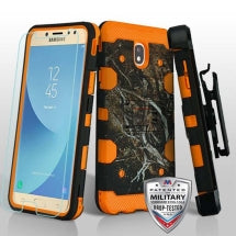 MYBAT Kinetic Case for Samsung Galaxy J7 (2018) (Camo, Black & Orange) (Closeout)