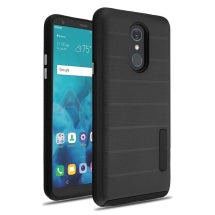 MYBAT Textured Fusion Case for LG Stylo 4 (Black) (Closeout)