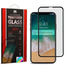 MYBAT Full Coverage Tempered Glass Screen Protector for Apple iPhone XS Max & 11 Pro Max (Black Border) (Closeout)