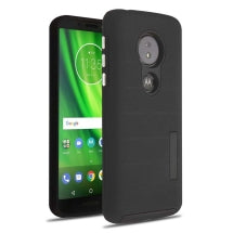 MYBAT Textured Fusion Case for Motorola Moto G6 Play (Black) (Closeout)