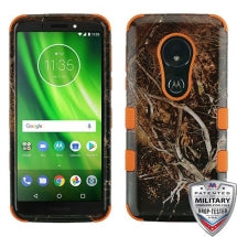 MYBAT TUFF Hybrid Case for Motorola Moto G6 Play (Vine Camo, Orange & Black) (Closeout)