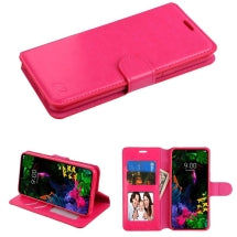 MYBAT Element Wallet Case for LG G8 ThinQ (Hot Pink) (Closeout)