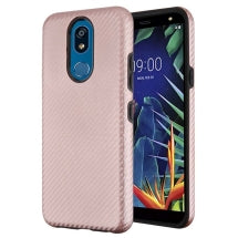 MYBAT Advanced Armor Case for LG K40 (Rose Gold Carbon Fiber) (Closeout)