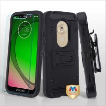 MYBAT Kinetic Hybrid Case for Motorola Moto G7 Play (Black) (Closeout)