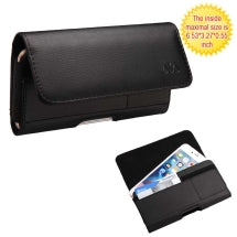 MYBAT Large Horizontal Pouch with Card Slot (Black)