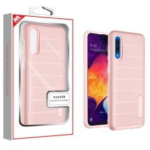 MYBAT Textured Fusion Case for Samsung Galaxy A50 (Rose Gold) (Closeout)