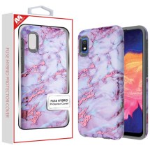 MYBAT Fuse Hybrid Case for Samsung Galaxy A10e (Pink Marble & Gray) (Closeout)