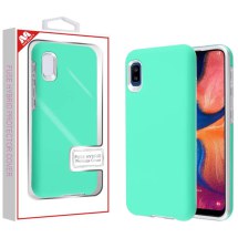 MYBAT Fuse Hybrid Case for Samsung Galaxy A10e (Teal Green & Silver) (Closeout)