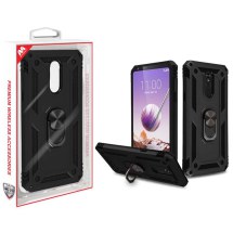 MYBAT Anti-Drop Hybrid Case for LG Stylo 5 (Black) (Closeout)