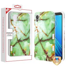 MYBAT TUFF Subs Case for Motorola Moto E6 (Onice Verde Persiano Marble) (Closeout)