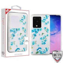 MYBAT TUFF Hybrid Case for Samsung Galaxy S20 Ultra (Aqua Myositis & Frosted White) (Closeout)