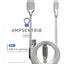 Non-MFI Lightning to USB Type A Cable (Infinity) (Black) AmpSentrix
