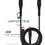 Non-MFI Lightning to USB Type C Cable (Matrix) (Black) AmpSentrix